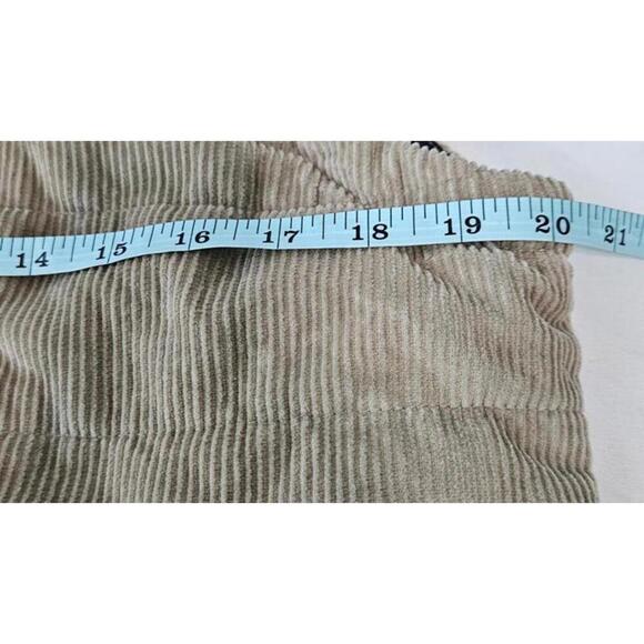 Union SEA WA Men's Beige Corduroy Vest with Plaid Lining Size Small - Picture 7 of 8